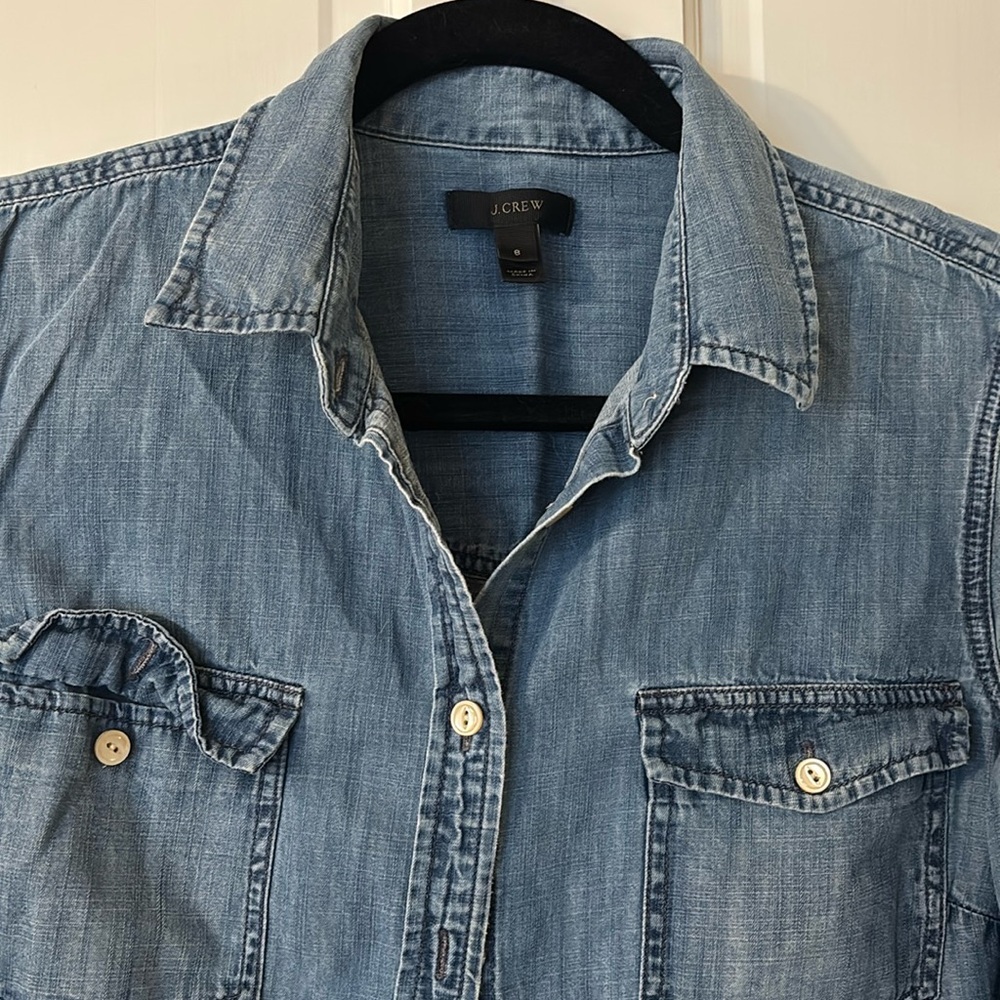 EUC J Crew button down, size 8